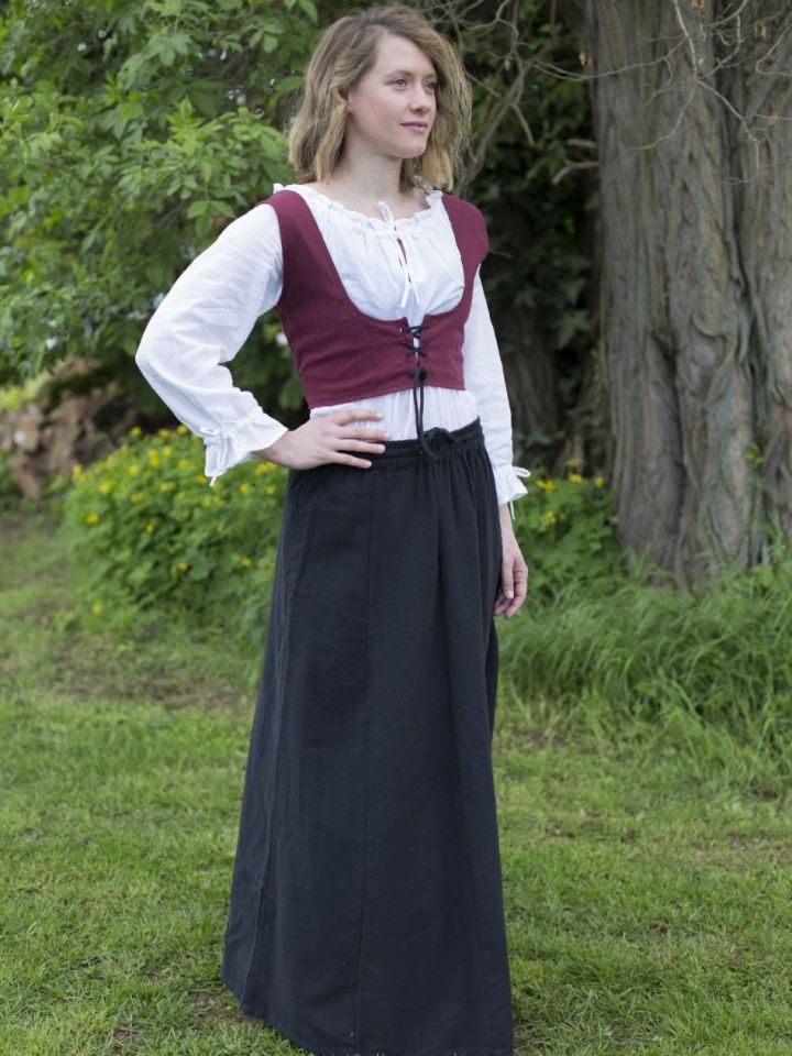 Underbust bodice Annabelle bordeaux 3