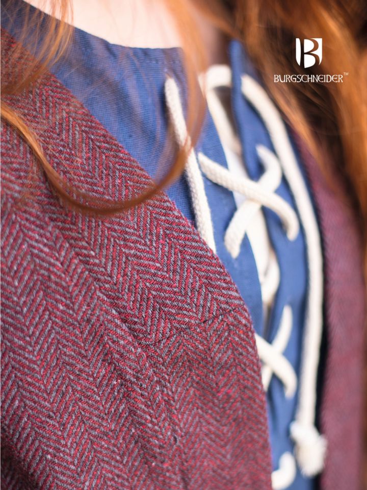 Birka coat Siggi bordeaux-grey 3