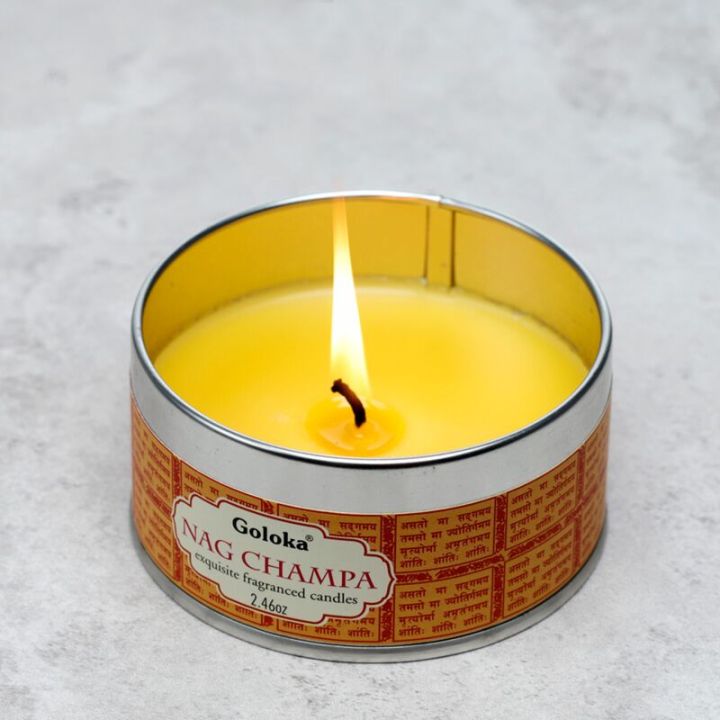 Goloka Nag Champa scented candle 3