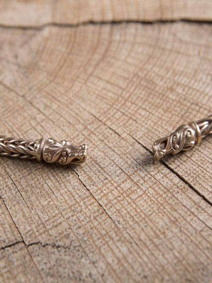Hand-braided Viking necklace 65 cm 3