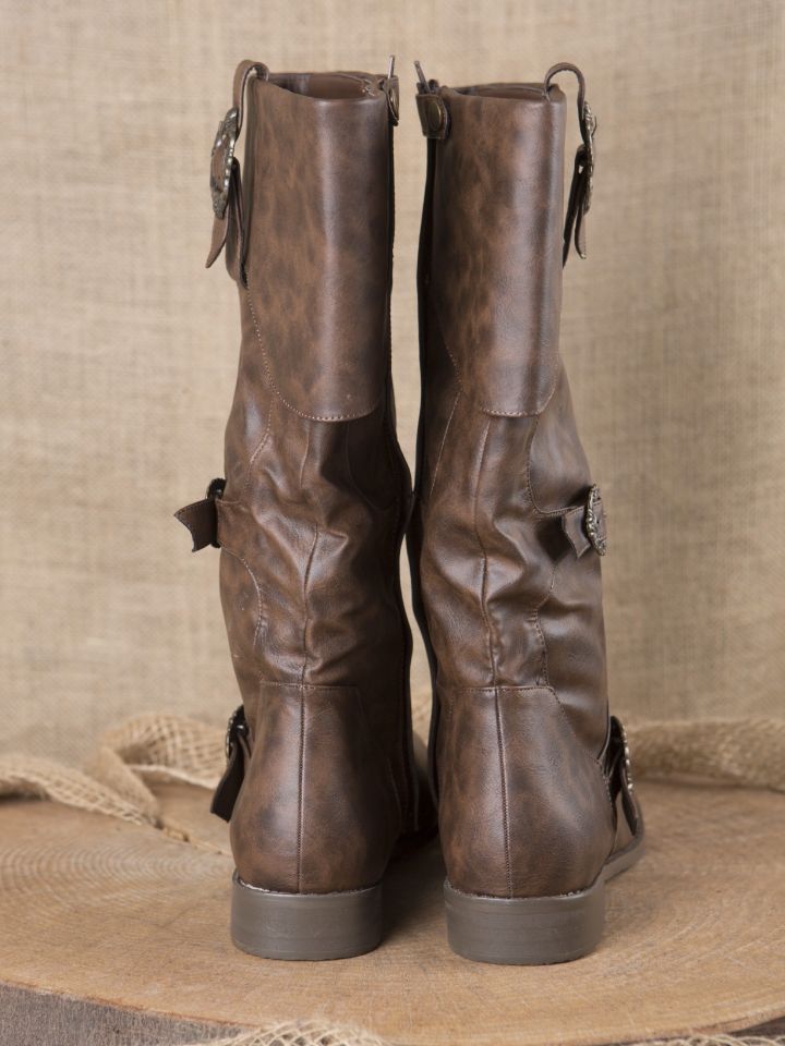 Pirate boots brown 3