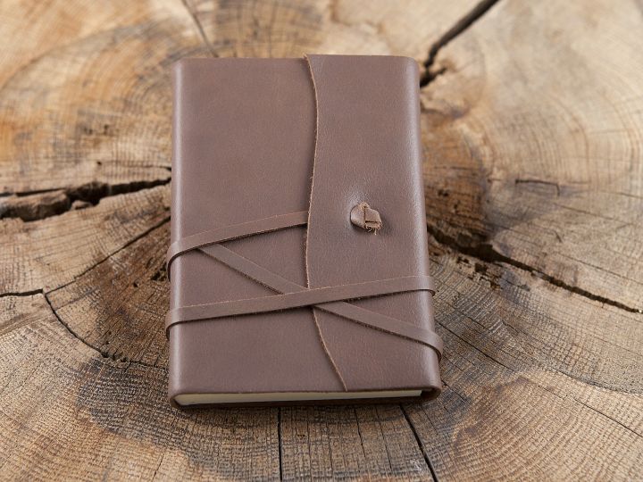 Diary in cover -brown- 3