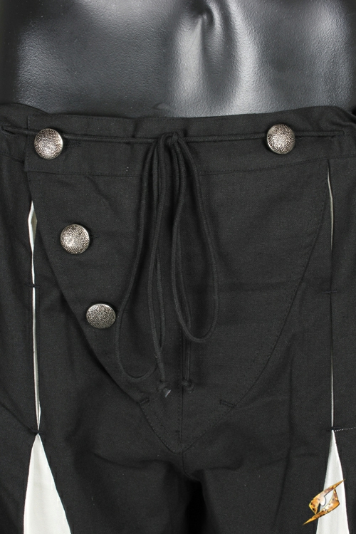 Trousers Landsknecht black and white 3