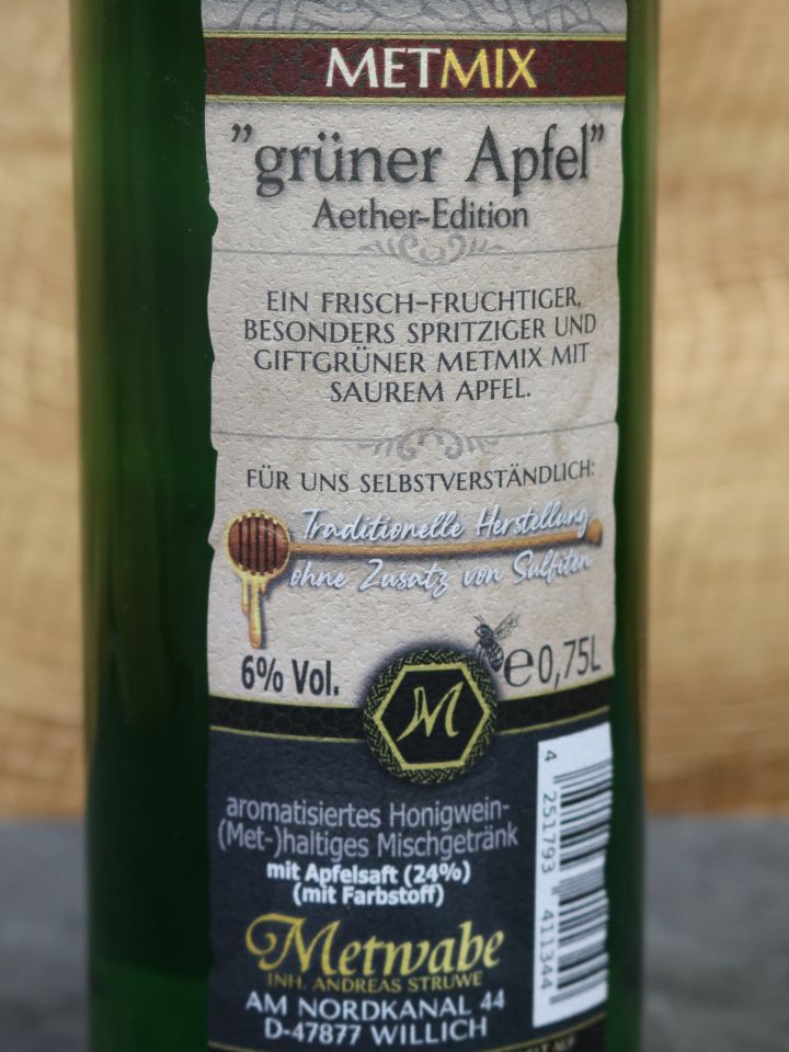 Mead mix "Green apple" Single bottle 3