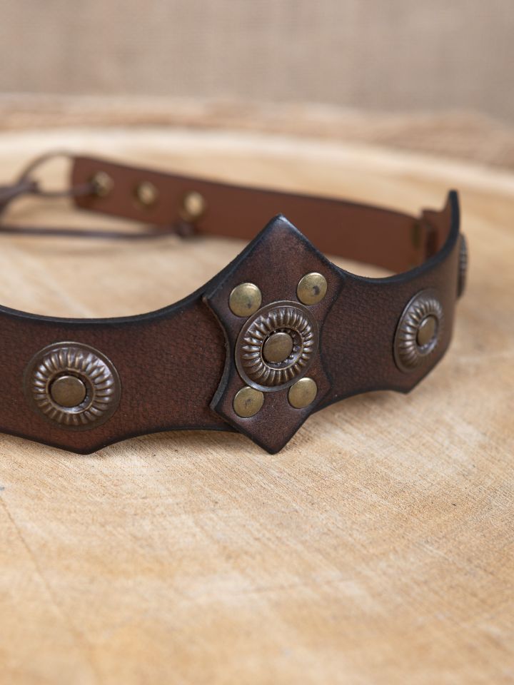 Genuine leather tiara 3