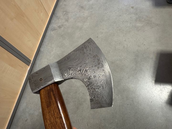 Bearded axe with Damascus blade 2nd choice 3