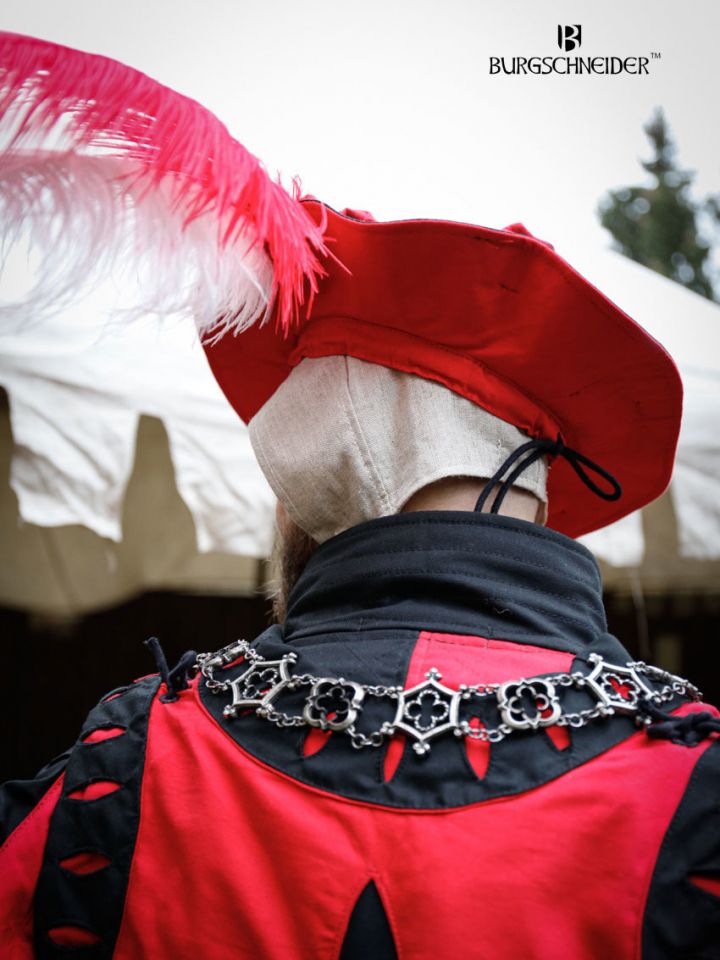 Imperialis Landsknecht beret red-black 3