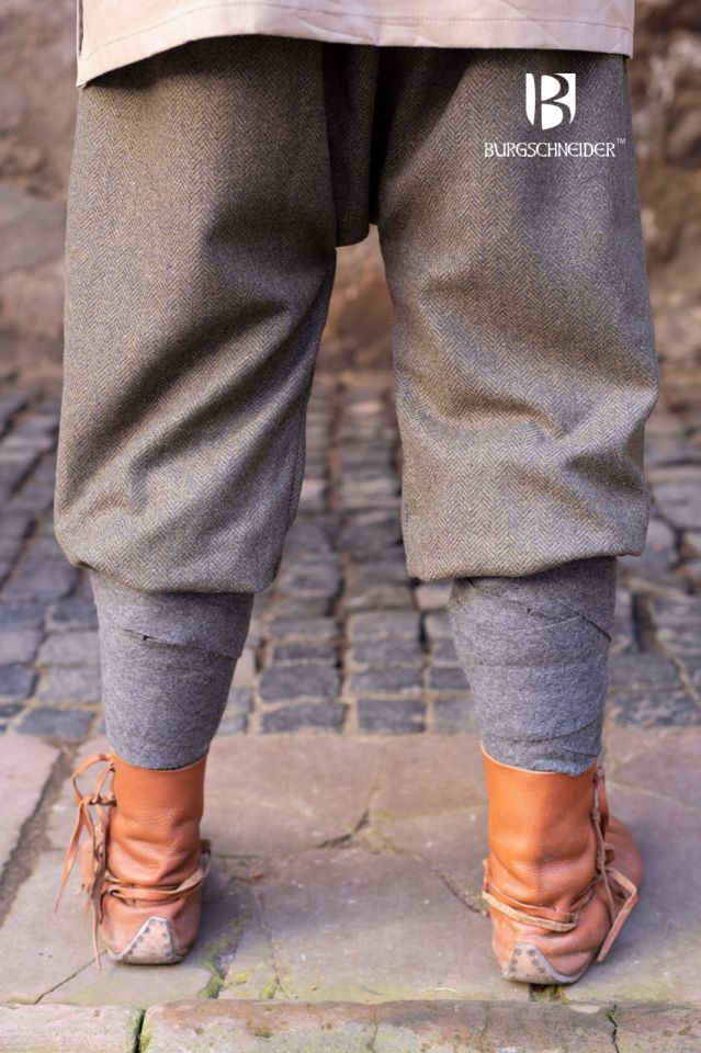 Rush trousers Ivar herringbone olive-grey 3