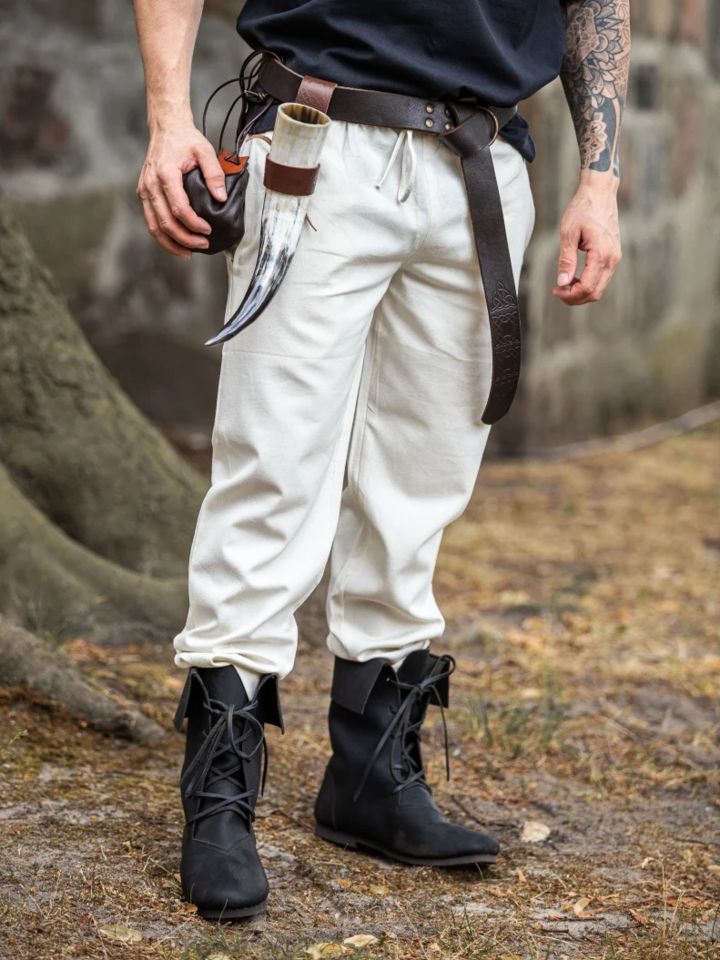 Medieval trousers natural color 3