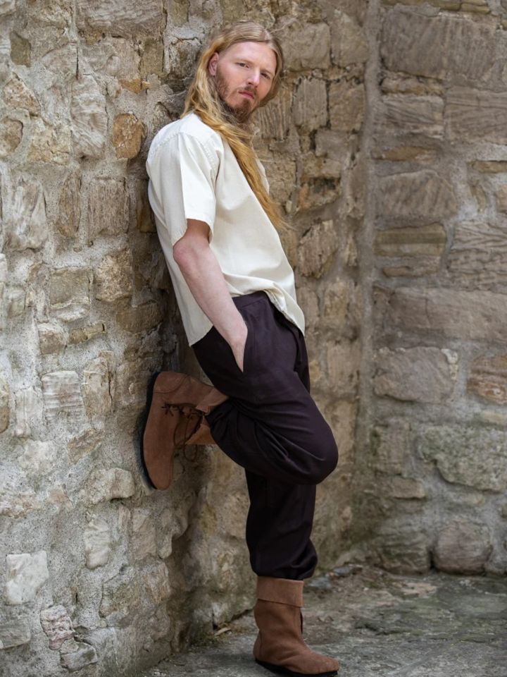 Short medieval shirt natural M 3