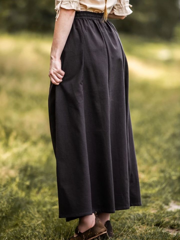 Medieval skirt dark brown 3