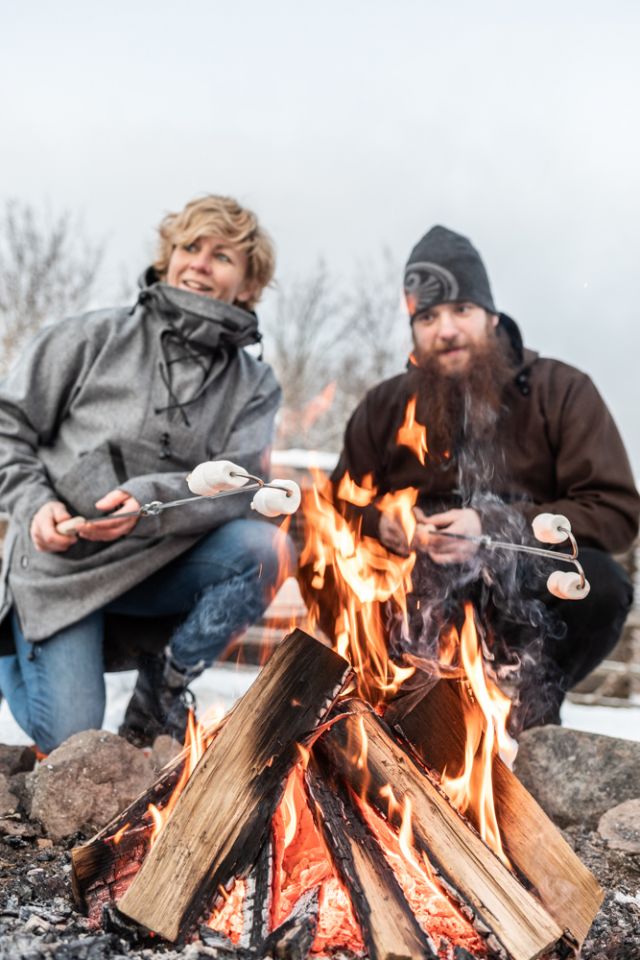 Curved campfire skewer (2 pieces in a set) 3