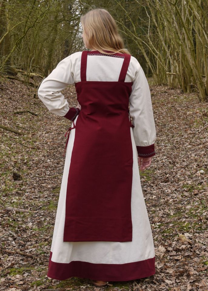 Apron dress Tinna red S/M 3