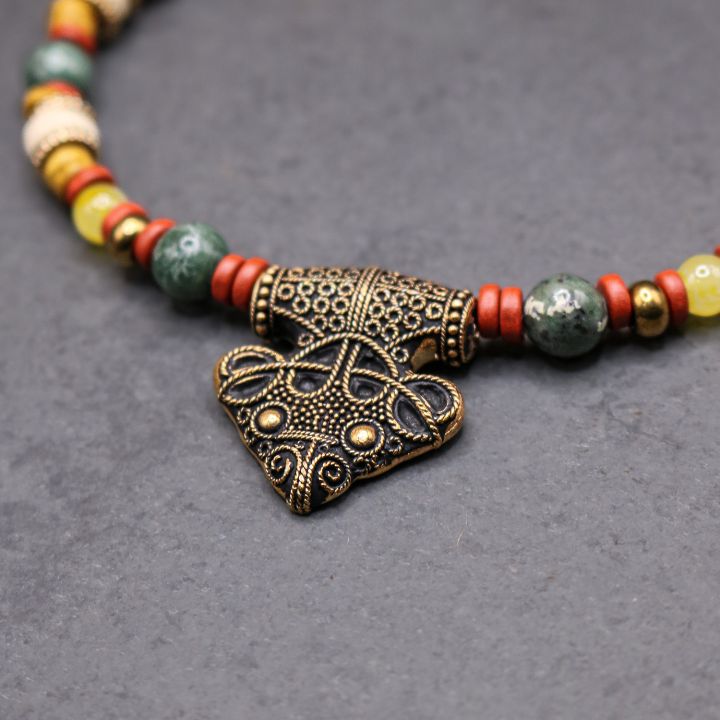 Brooch chain "Raven" bronze 3