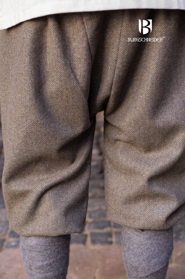 Ladies' rush trousers Tilda herringbone olive-grey 3