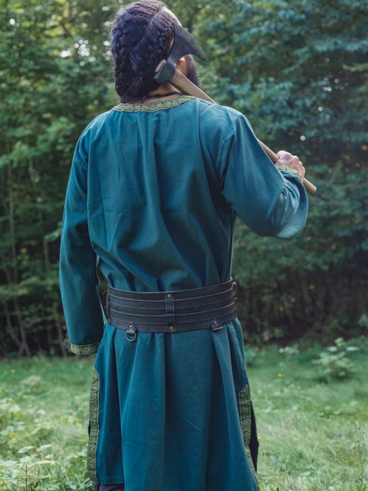 Tunic with border, green M 3