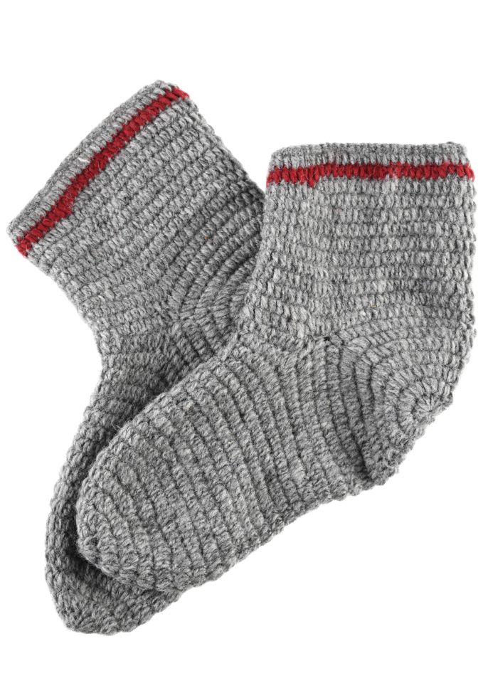Wool socks gray 3