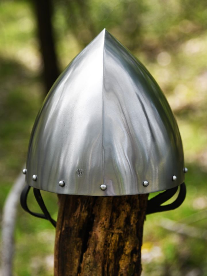 Nasal helmet "St. Wencelass", 2 mm steel 3