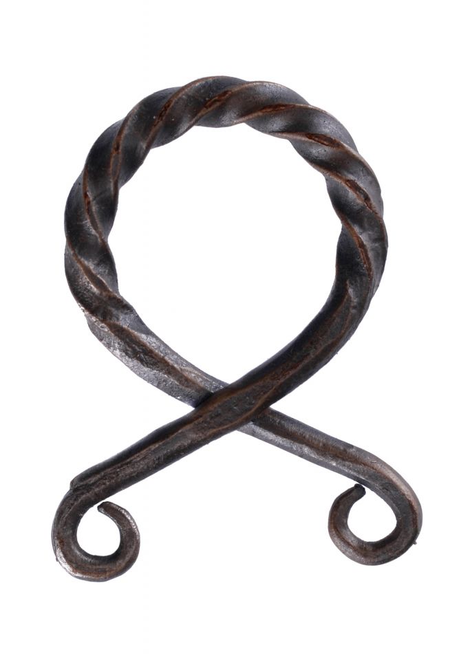 Small troll cross pendant twisted 3