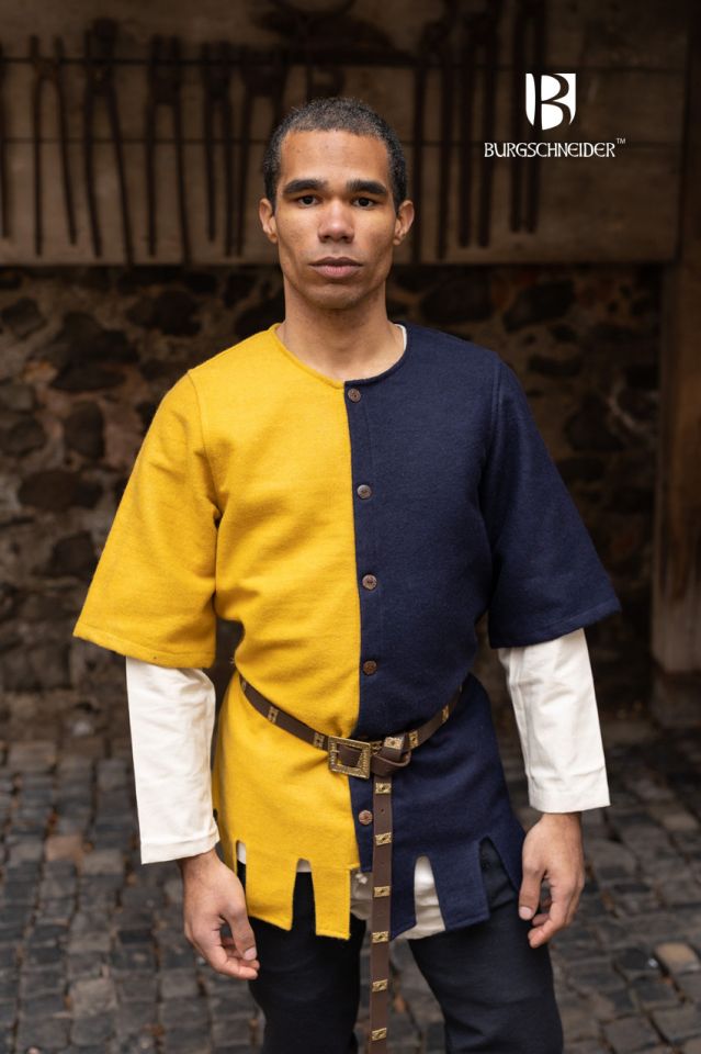Right side Surcoat Aleran - Wool yellow M 4