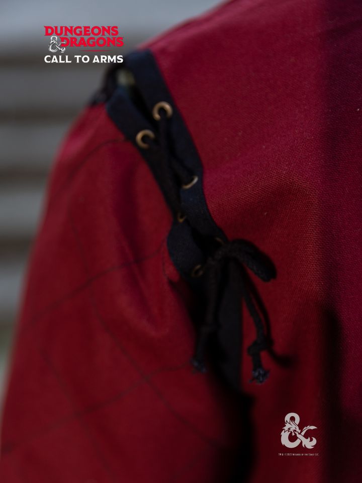 D&D fighter tunic red-black 4