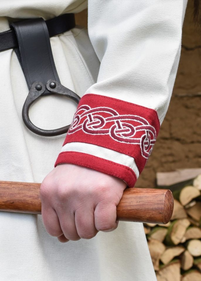 Viking tunic with embroidery nature M 4