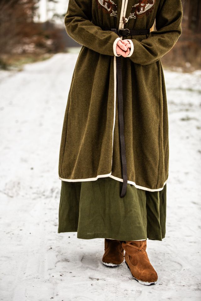 Viking Birka coat Skadi olive 4
