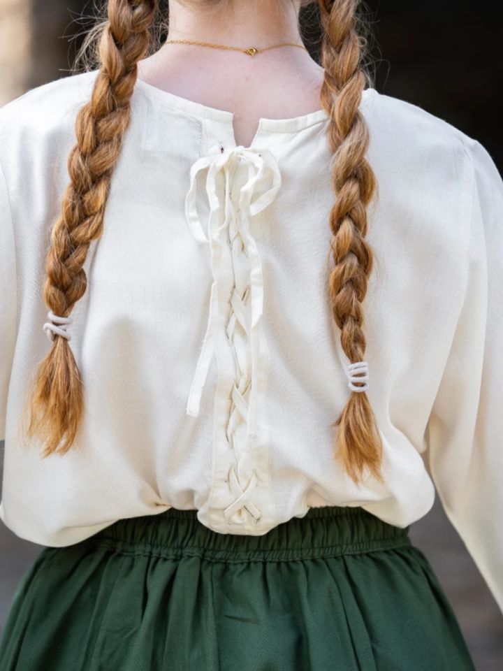Women's blouse with back lacing 4