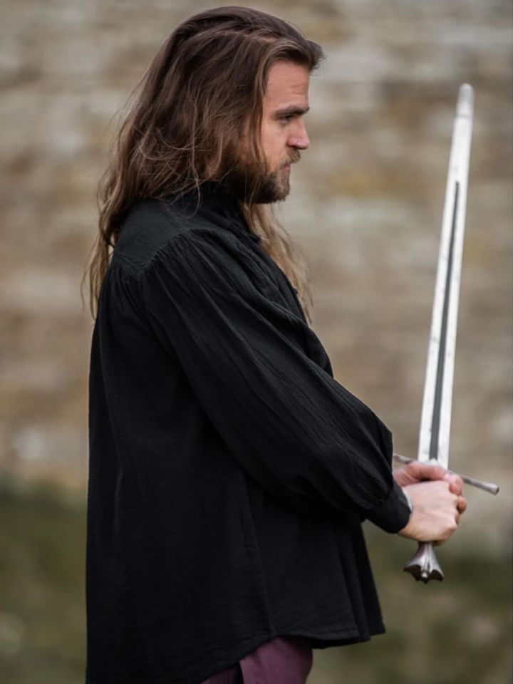 Medieval shirt black XXXXL 4
