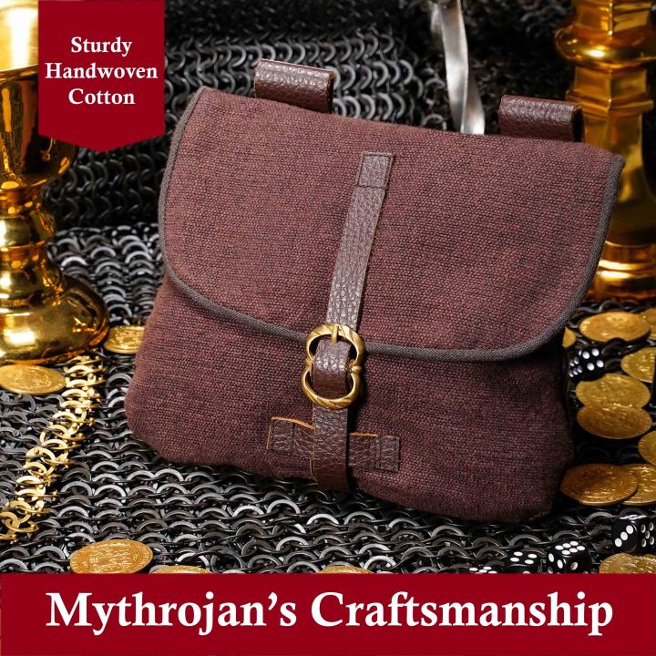Canvas belt bag brown 4