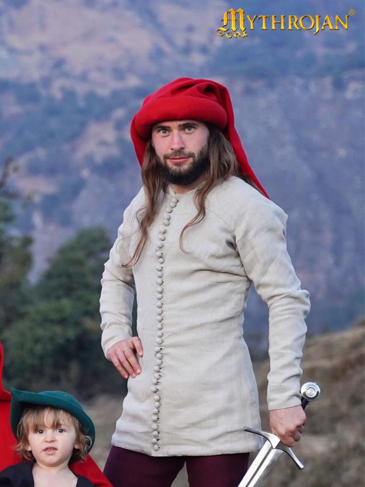 Linen robe after Charles de Blois 4