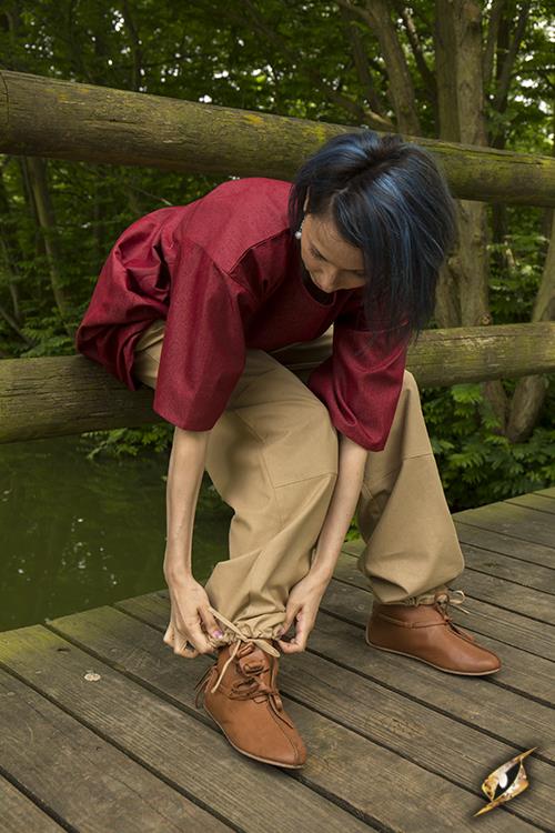 Sand-colored peasant trousers 4