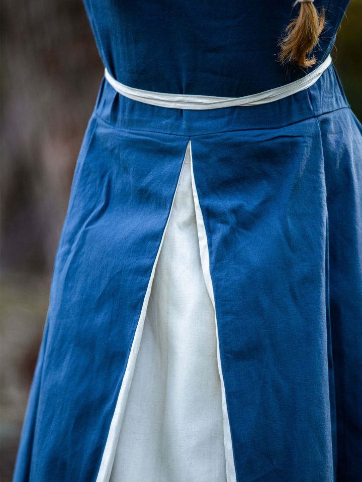 Medieval dress Larina blue-nature 4