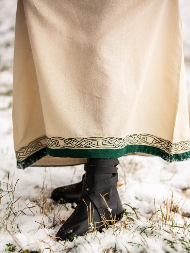 Viking dress Lagertha natural-green L 4