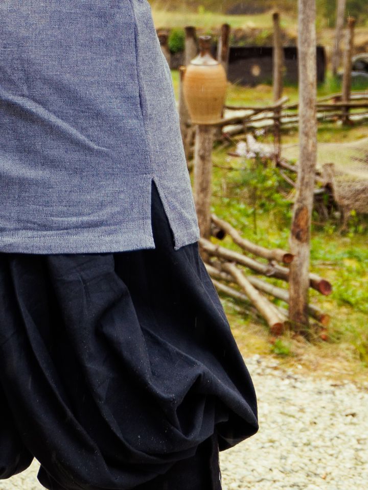 Viking tunic Torsten blue-grey 4