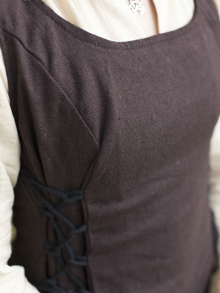 Sleeveless strap dress Uma brown XXL 4