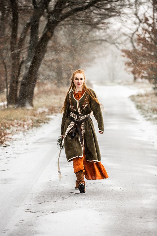 Viking Birka coat Skadi Sand XXXL 4