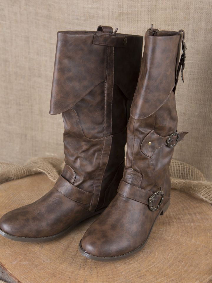 Pirate boots brown 4