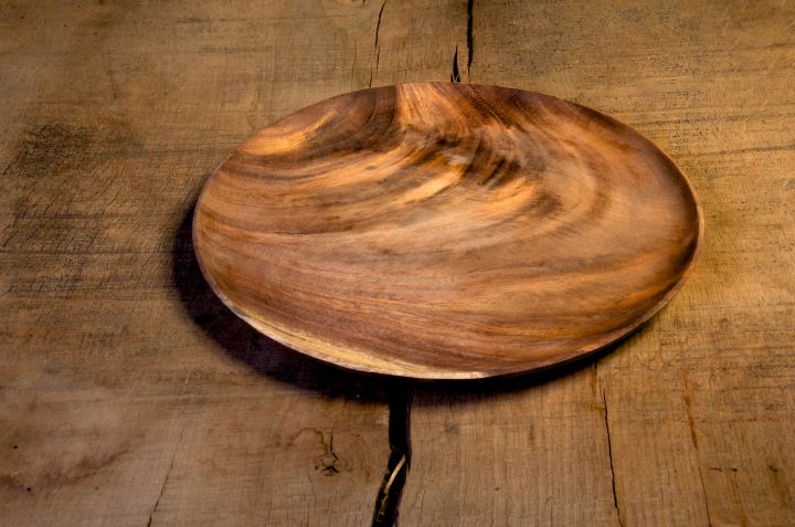 Wooden plate set 4 pieces 3