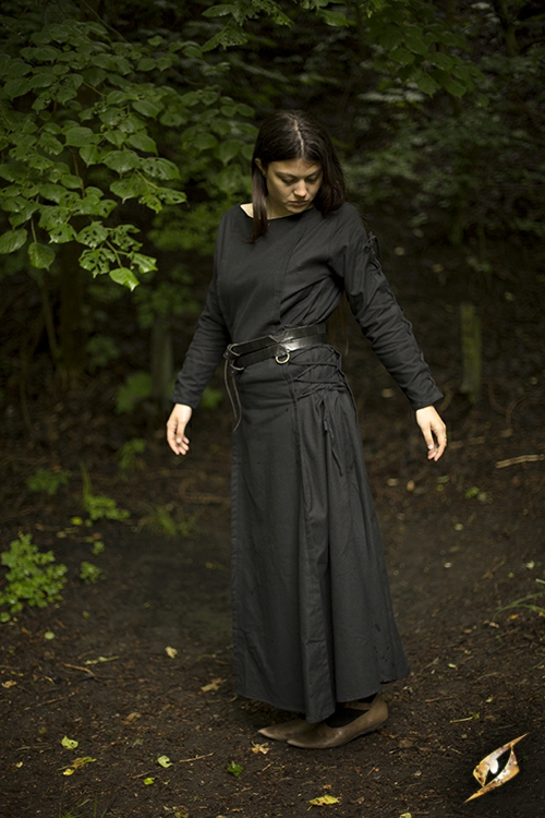 Dress with lacing black 4