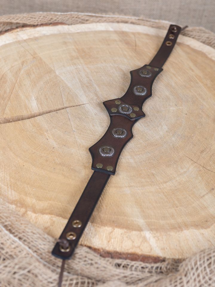 Genuine leather tiara 4