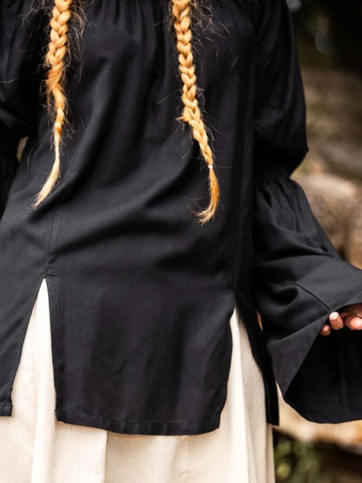 Medieval viscose blouse black 4