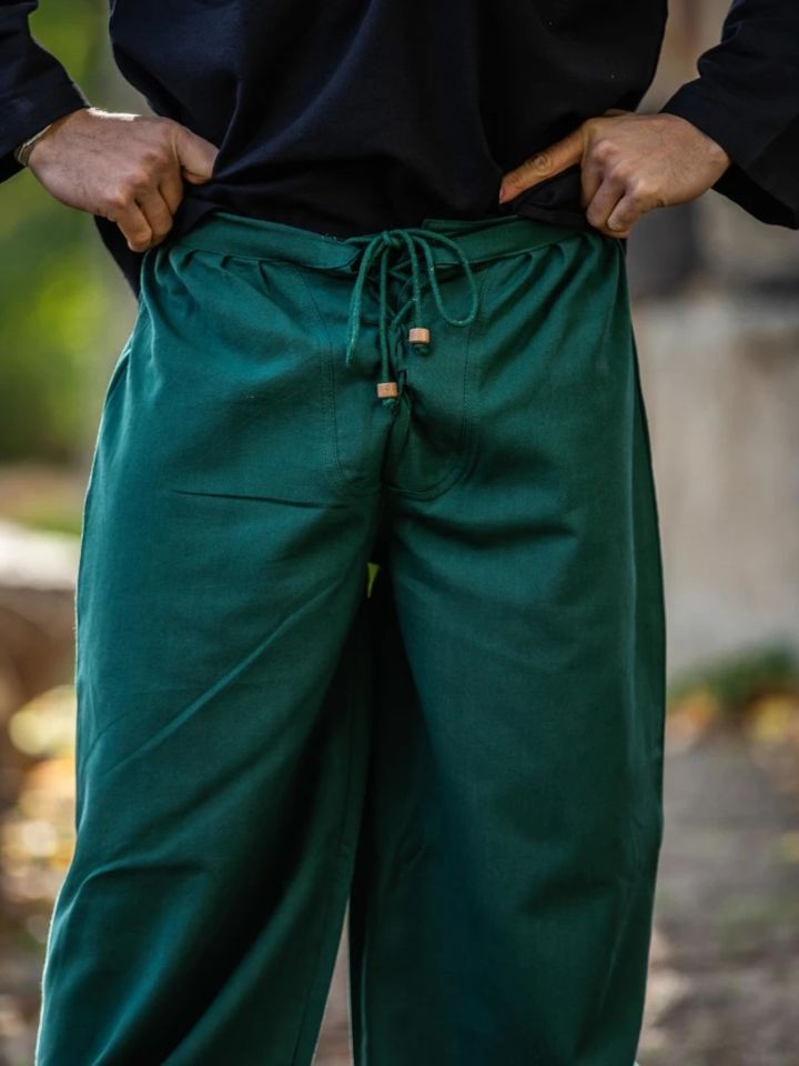 Waistband trousers fir green M 4