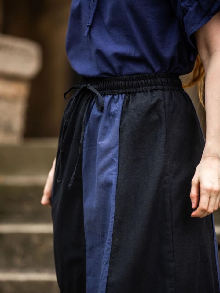 Skirt for the Middle Ages black-blue 4