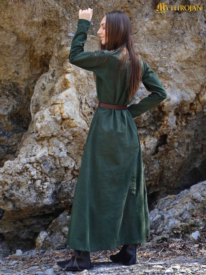 Medieval dress "Athena" green 4