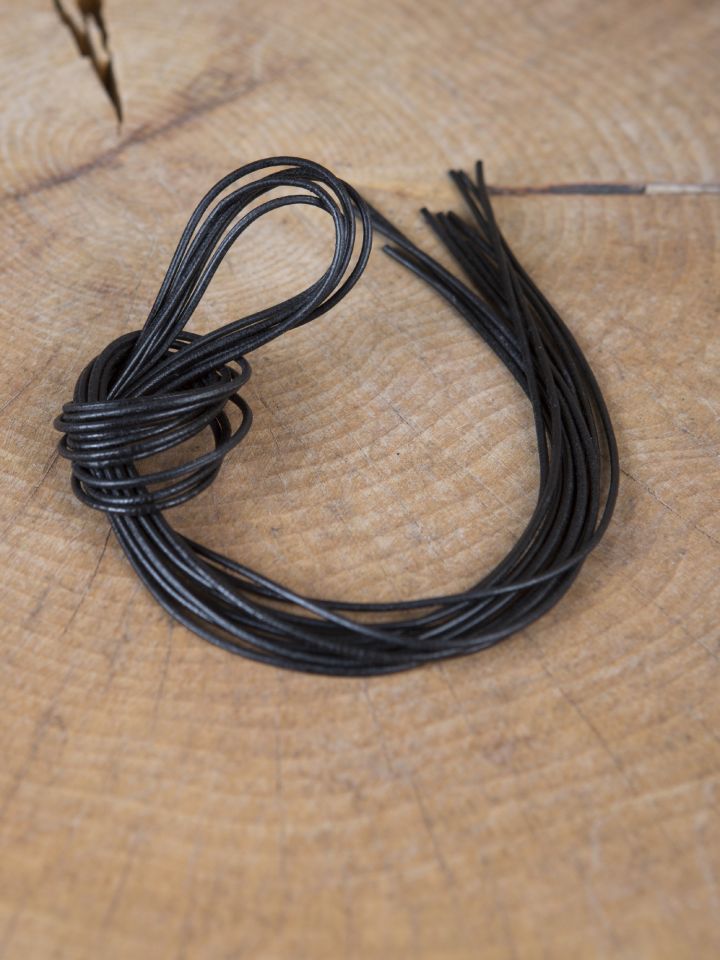 Leather straps, 1 meter round or rectangular 4