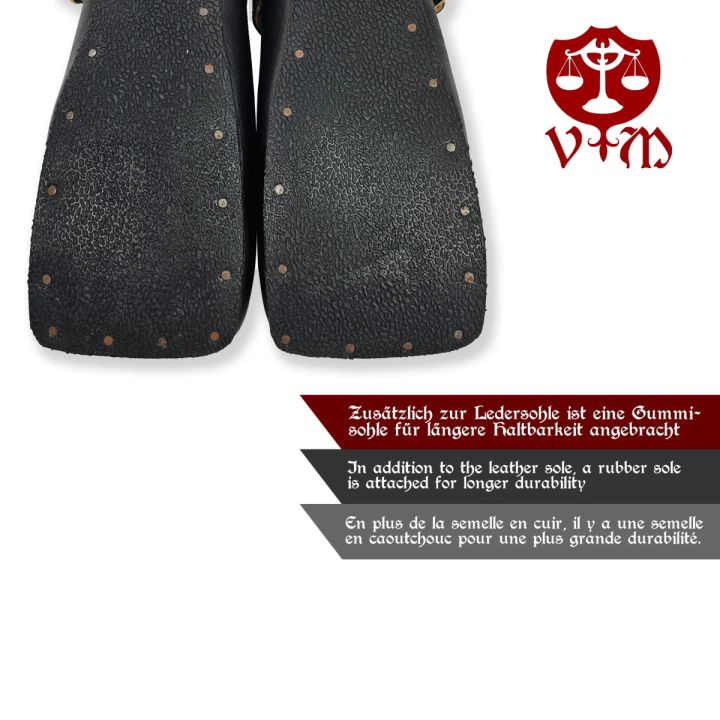 Cow shoes Caspar black-red 4