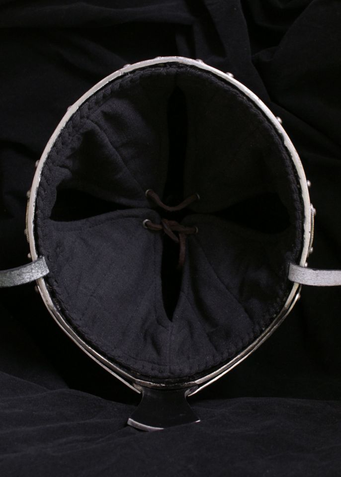 Viking rivited plate helmet, 2 mm steel 4