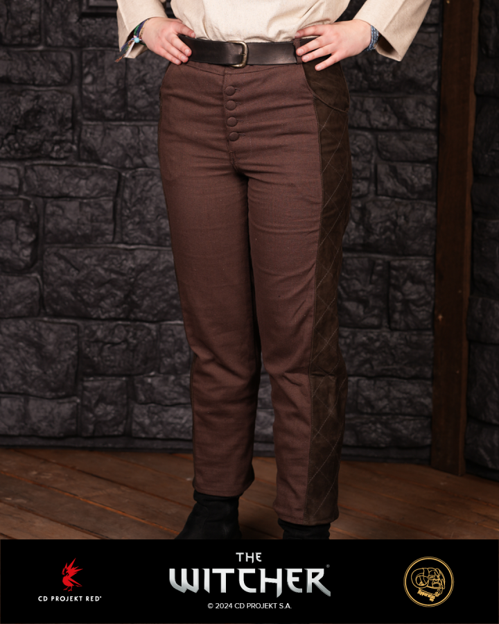 Pants Geralt quilted brown 4
