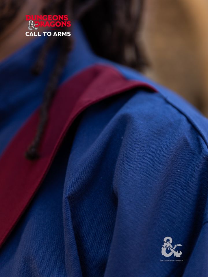 D&D Mage Robe dark blue-burgundy 5